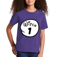 Witch 1 2 3 4 5 Custom Personalize Halloween Kids T-Shirt
