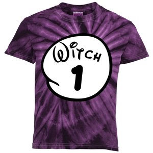 Witch 1 2 3 4 5 Custom Personalize Halloween Kids Tie-Dye T-Shirt