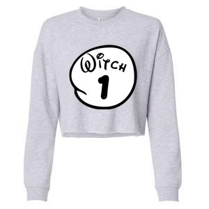 Witch 1 2 3 4 5 Custom Personalize Halloween Cropped Pullover Crew