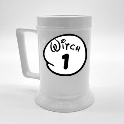 Witch 1 2 3 4 5 Custom Personalize Halloween Beer Stein