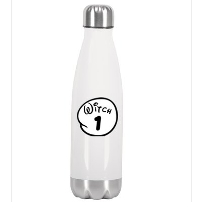 Witch 1 2 3 4 5 Custom Personalize Halloween Stainless Steel Insulated Water Bottle