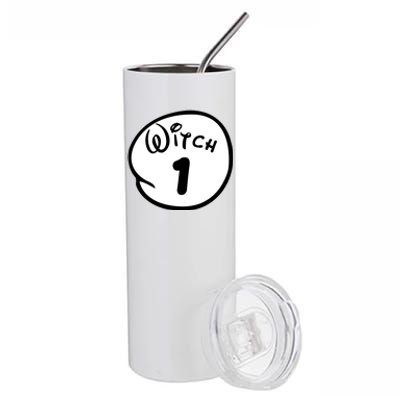 Witch 1 2 3 4 5 Custom Personalize Halloween Stainless Steel Tumbler