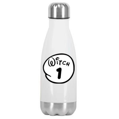 Witch 1 2 3 4 5 Custom Personalize Halloween Stainless Steel Insulated Water Bottle