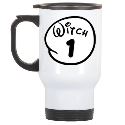 Witch 1 2 3 4 5 Custom Personalize Halloween Stainless Steel Travel Mug