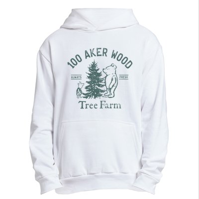 100 AKER TREE FARM Funny Acre Wood Urban Pullover Hoodie