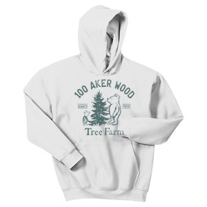 100 AKER TREE FARM Funny Acre Wood Kids Hoodie