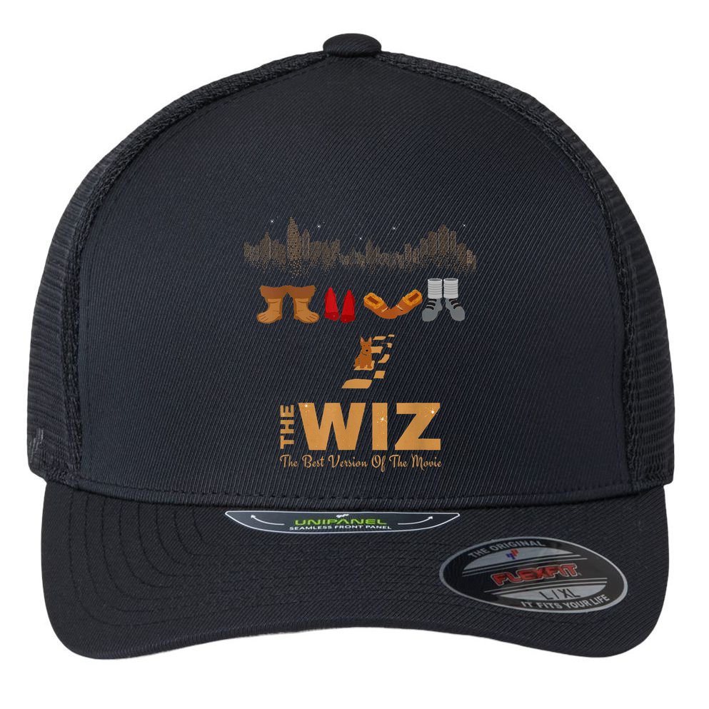 Wiz 1970s Black Movies Broadway Musical Adaptations Flexfit Unipanel Trucker Cap