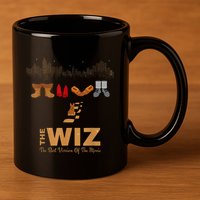 Wiz 1970s Black Movies Broadway Musical Adaptations 11oz C Handle Ceramic Mug