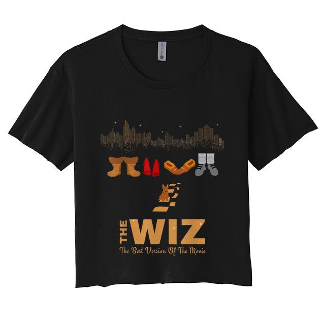 Wiz 1970s Black Movies Broadway Musical Adaptations Crop Top