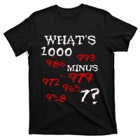 Whats 1000 Minus 7 Tokyo Anime T-Shirt