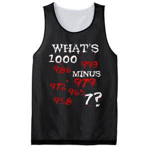 Whats 1000 Minus 7 Tokyo Anime Mesh Reversible Basketball Jersey Tank