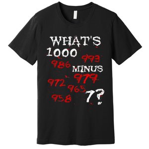 Whats 1000 Minus 7 Tokyo Anime Premium T-Shirt