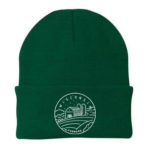 Wisconsin 1848 State Of Wisconsin Knit Cap Winter Beanie