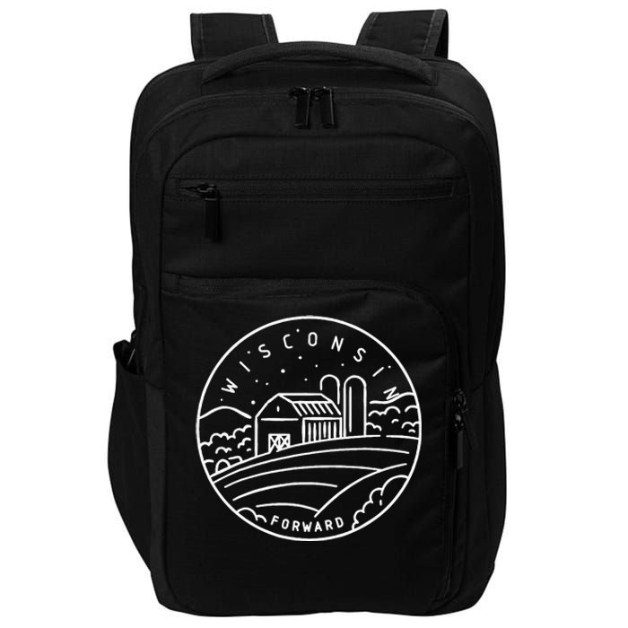 Wisconsin 1848 State Of Wisconsin Impact Tech Backpack