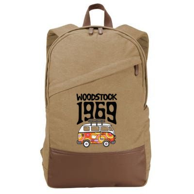 W.Oodstock 1969 Van Cotton Canvas Backpack