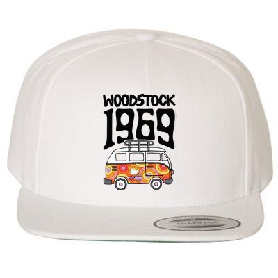 W.Oodstock 1969 Van Wool Snapback Cap