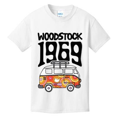 W.Oodstock 1969 Van Kids T-Shirt