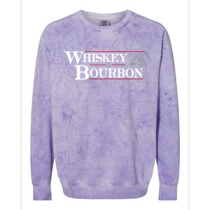 Whiskey 24 And Bourbon Colorblast Crewneck Sweatshirt