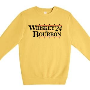 Whiskey 24 And Bourbon Premium Crewneck Sweatshirt