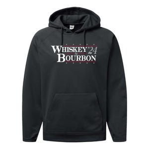 Whiskey 24 And Bourbon Performance Fleece Hoodie