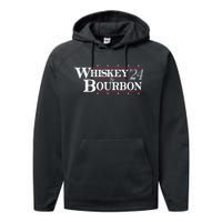 Whiskey 24 And Bourbon Performance Fleece Hoodie