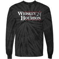 Whiskey 24 And Bourbon Tie-Dye Long Sleeve Shirt