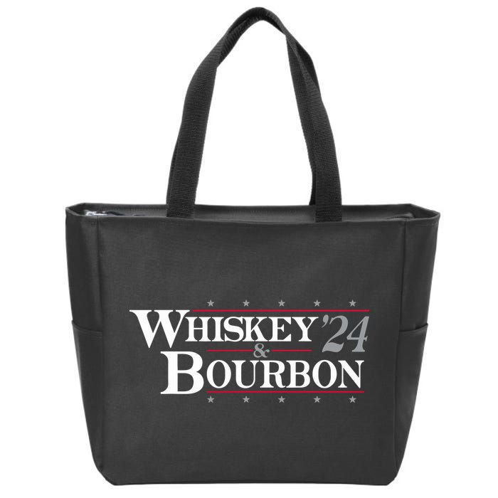 Whiskey 24 And Bourbon Zip Tote Bag