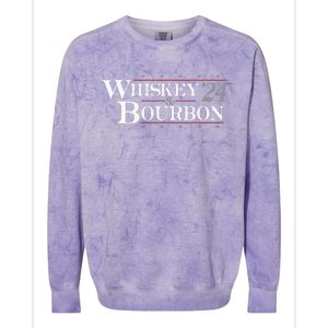 Whiskey 24 And Bourbon Colorblast Crewneck Sweatshirt