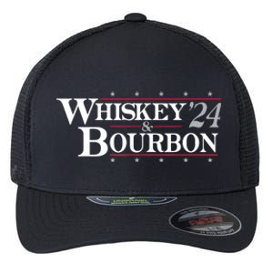 Whiskey 24 And Bourbon Flexfit Unipanel Trucker Cap