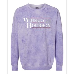 Whiskey 24 And Bourbon Colorblast Crewneck Sweatshirt