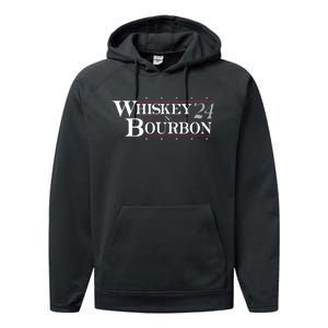 Whiskey 24 And Bourbon Performance Fleece Hoodie