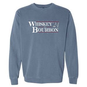 Whiskey 24 And Bourbon Garment-Dyed Sweatshirt