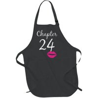 Women 24th Birthday Gift Chapter 24 Years Old 24th Bday Full-Length Apron With Pockets