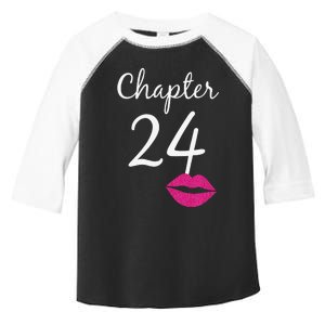 Women 24th Birthday Gift Chapter 24 Years Old 24th Bday Toddler Fine Jersey T-Shirt