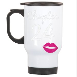 Women 24th Birthday Gift Chapter 24 Years Old 24th Bday Stainless Steel Travel Mug