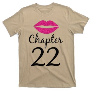 Women 22nd Birthday Gift Chapter 22 Years Old 22th Bday T-Shirt