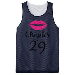 Women 29th Birthday Gift Chapter 29 Years Old 29th Bday Mesh Reversible Basketball Jersey Tank