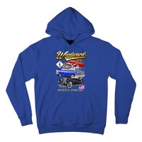 Woodward 2024 Classic Cruise Detroit To Pontiac Trio Of Cars Hoodie