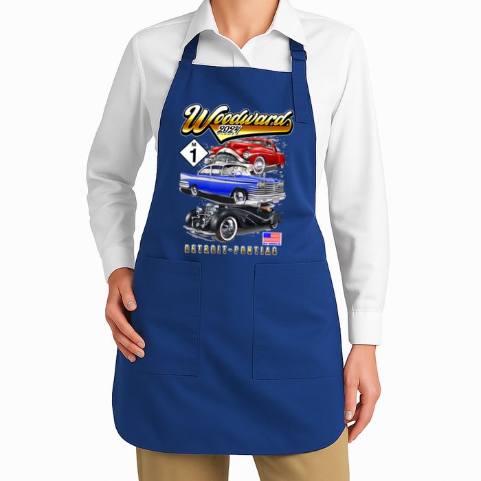 Woodward 2024 Classic Cruise Detroit To Pontiac Trio Of Cars Apron