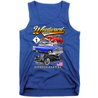 Woodward 2024 Classic Cruise Detroit To Pontiac Trio Of Cars Tank Top