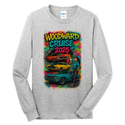 Woodward 2025 Graffiti Style Tall Long Sleeve T-Shirt