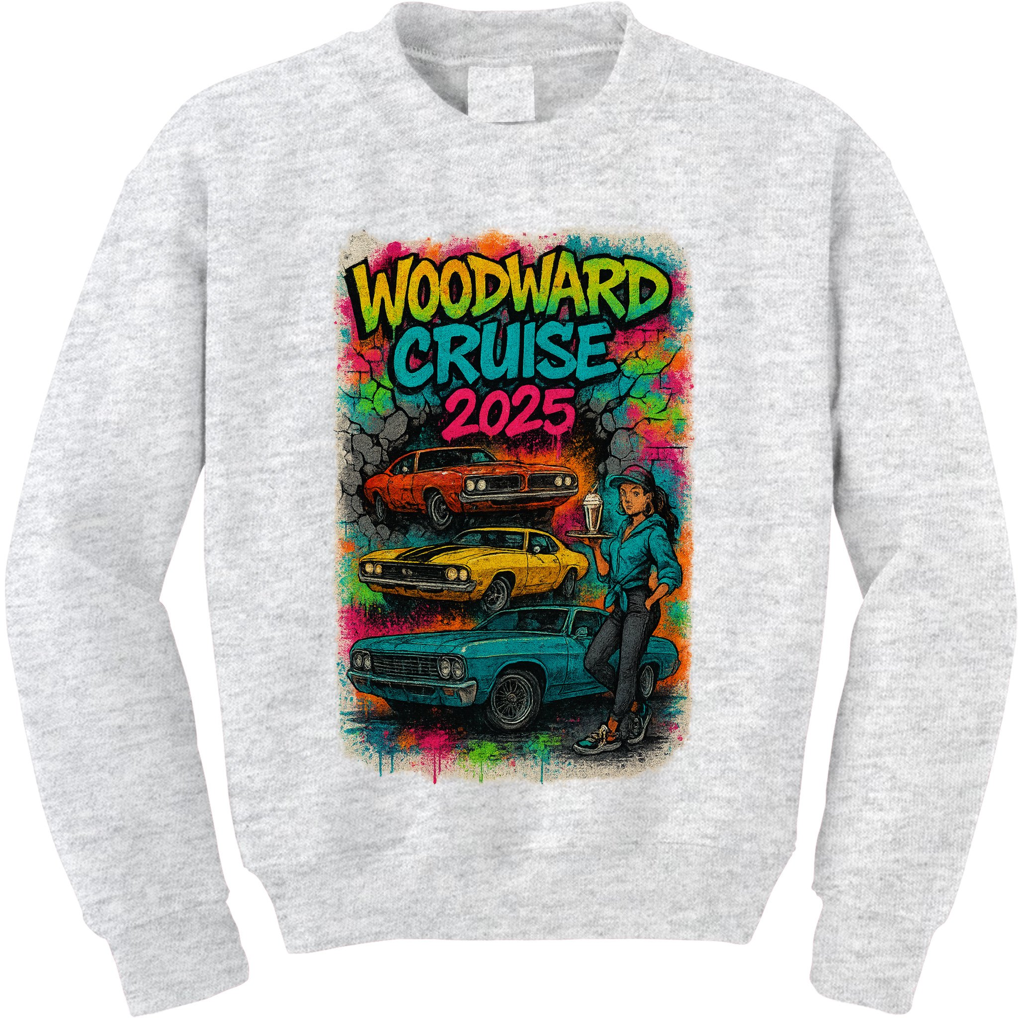 Woodward 2025 Graffiti Style Kids Sweatshirt
