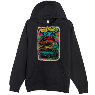 Woodward 2025 Graffiti Style Premium Pullover Hoodie
