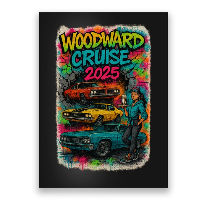 Woodward 2025 Graffiti Style Poster