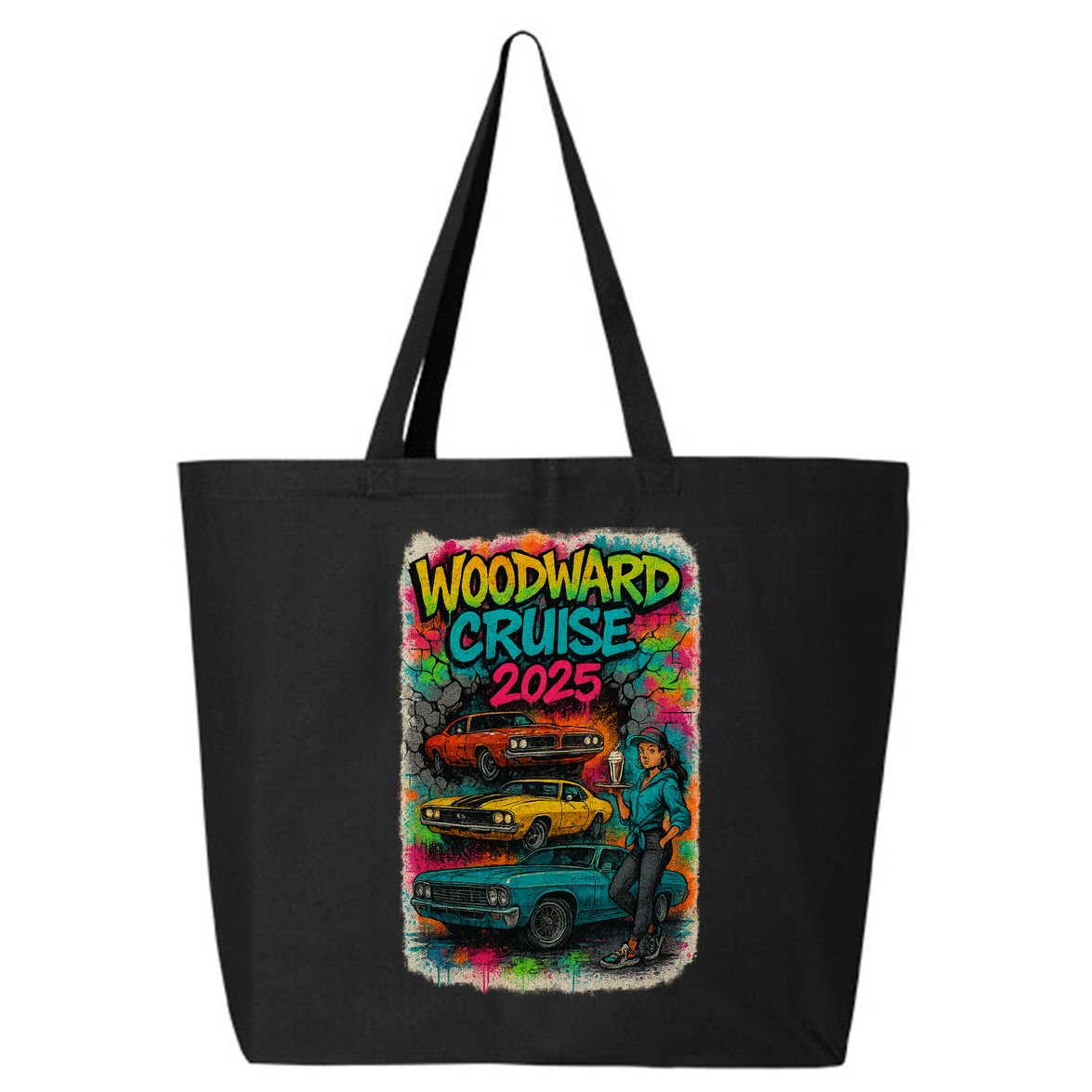 Woodward 2025 Graffiti Style 25L Jumbo Tote