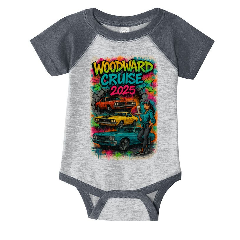 Woodward 2025 Graffiti Style Infant Baby Jersey Bodysuit