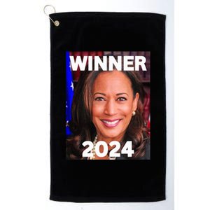 Winner 2024 Madam President Kamala Harris Finish The Job Platinum Collection Golf Towel