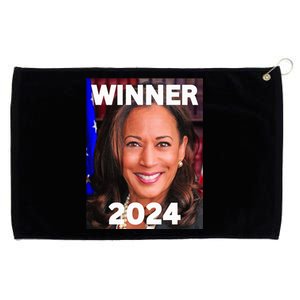 Winner 2024 Madam President Kamala Harris Finish The Job Grommeted Golf Towel