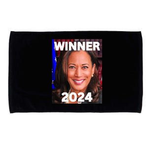 Winner 2024 Madam President Kamala Harris Finish The Job Microfiber Hand Towel