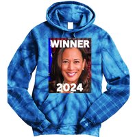 Winner 2024 Madam President Kamala Harris Finish The Job Tie Dye Hoodie